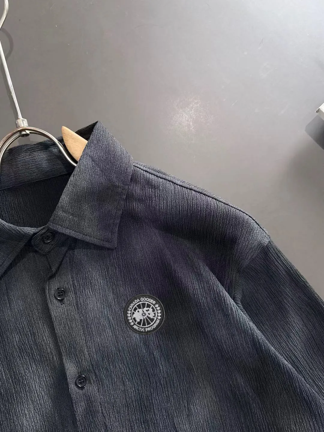 Next day shipping P360 Big Goose 2025 Autumn Men's Thin Breasted Fashion Tie-Dye Long Sleeve Shirt New Loose Versatile Lapel Top Casual Trendy Men's Shirt Size: M-3XL